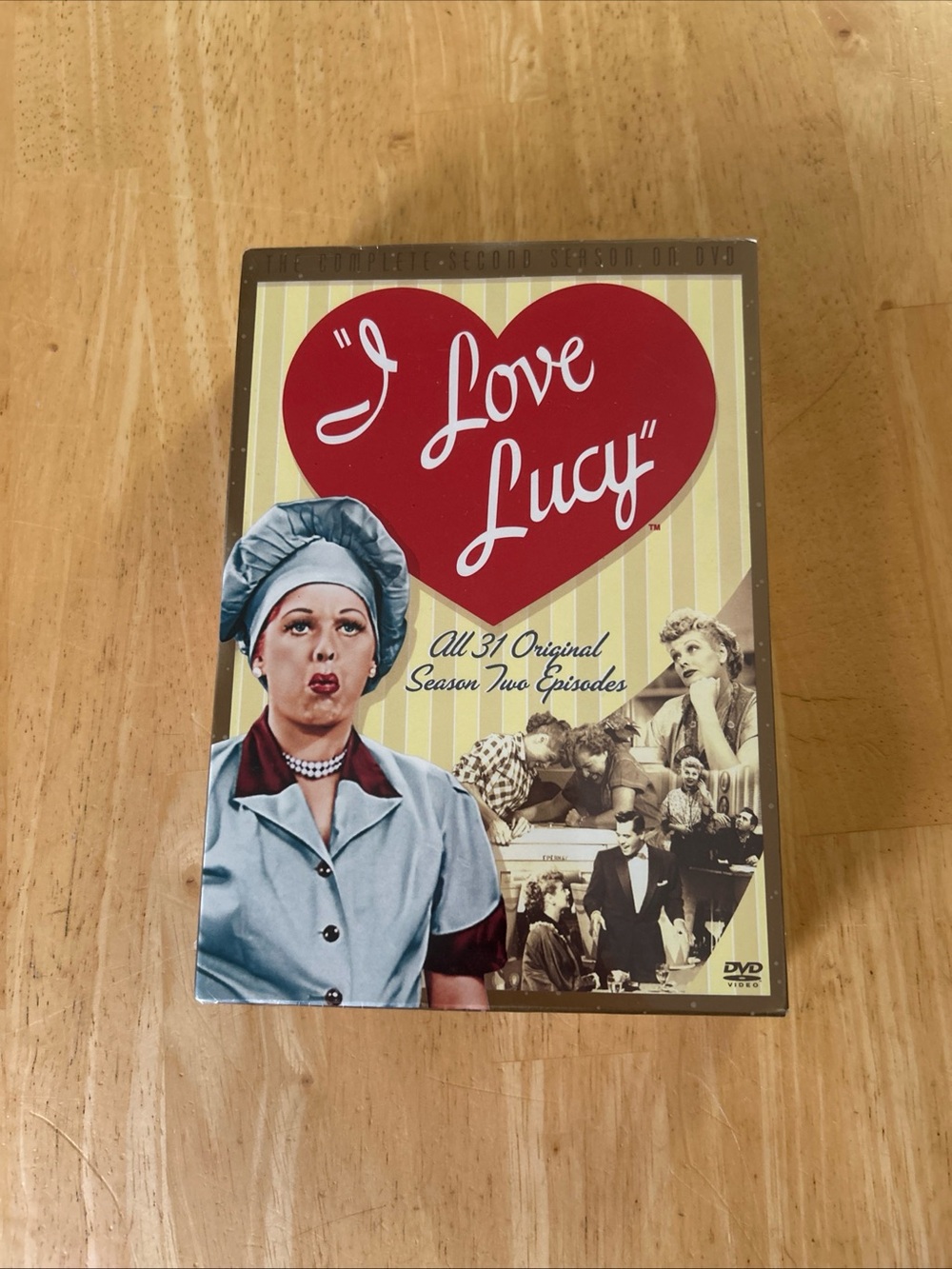 I Love Lucy Season Two DVD Set - Red/Beige Cover